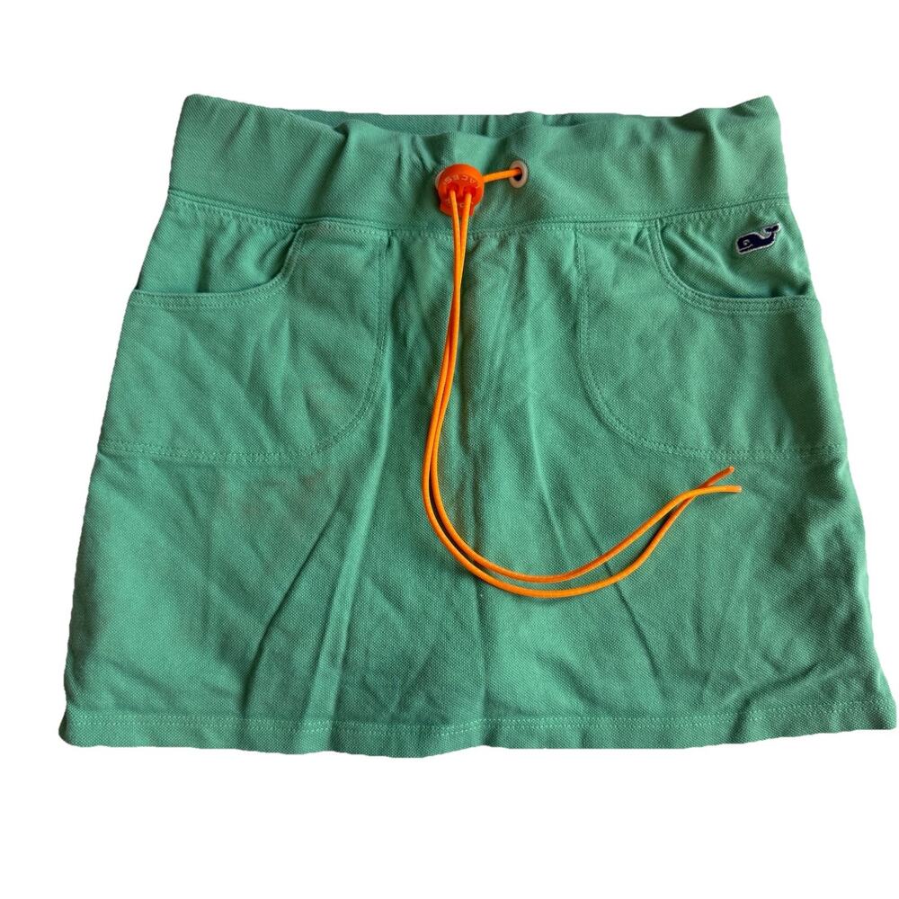 Vineyard Vines Skirt Girl’s SZ 7 Green Cotton Tennis Sporty Preppy By Shep & Ian